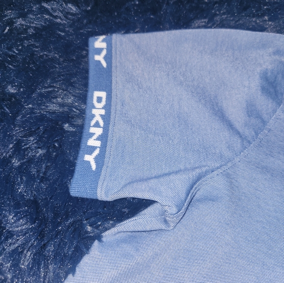 DKNY mens blue polo size medium - Picture 4 of 6